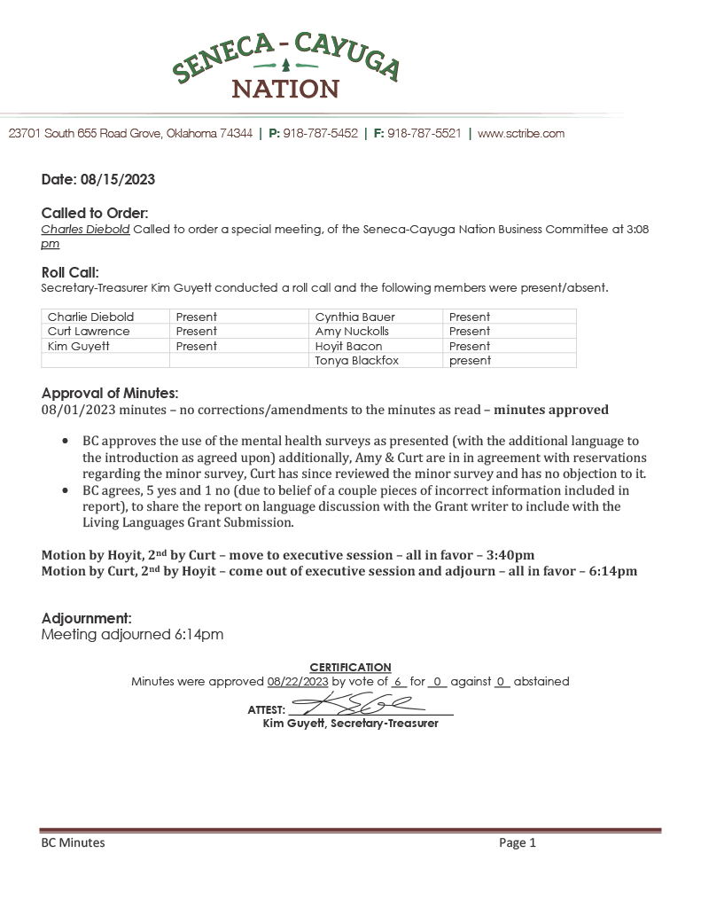 BC  Minutes 08.15.23