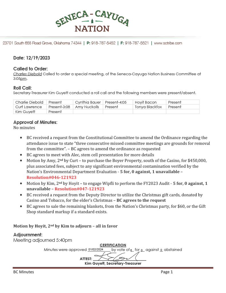 BC  Minutes 12.19.23
