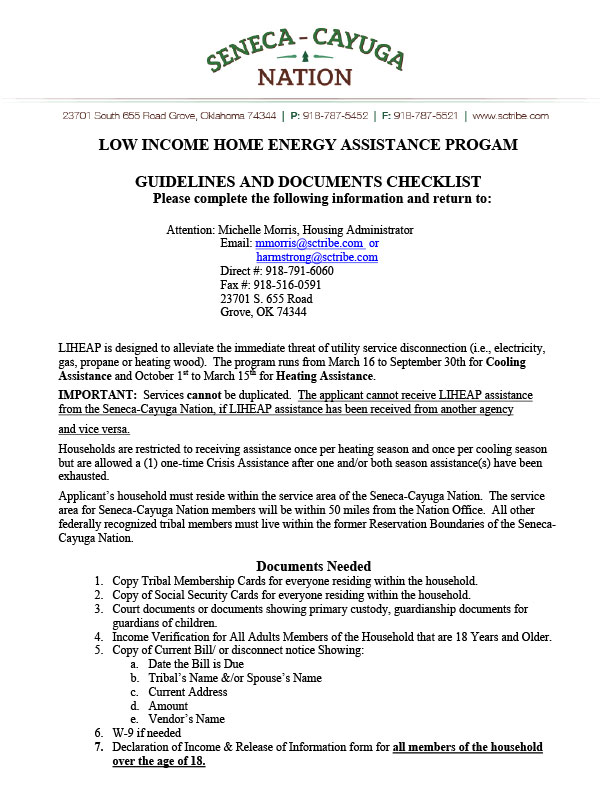 LIHEAP Application 2023